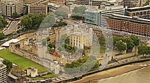 The Tower of London from the Shard