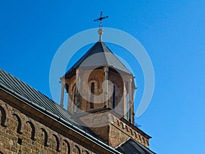 Tower of main Church in Monastery complex Privina Glava, Sid, Serbia photo