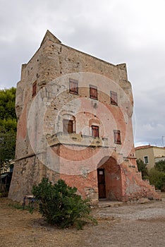 The tower of Markellos at Aegina island