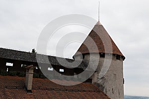 Tower of the medieval Bled castle