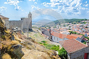 Tower of the medieval fortress, Penamacor is a medieval village in the Beira Baixa region of Portugal photo