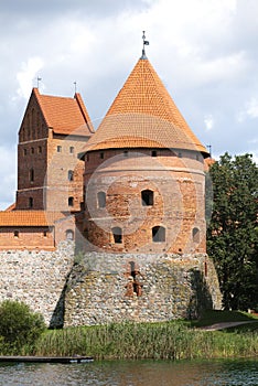 Tower of the Trakai Castle near Vilnius