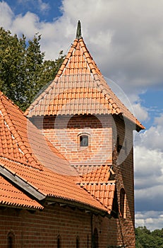 Tower of the Trakai Castle near Vilnius