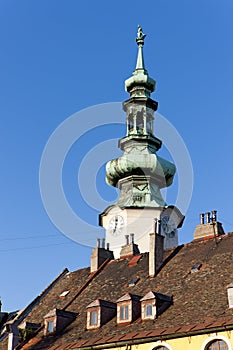 tower of Michael's Gate, Bratislava, Slovakia