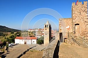 Tower and the Misericordia church, Mogadouro, Tras os Montes, Po photo