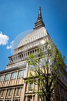 Tower Mole Antonelliana now National Museum of Cinema in Turin, Italy