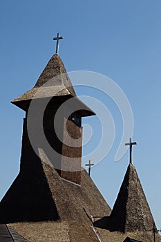 Tower at Monastery Sapanta-Peri, Maramures, Romania