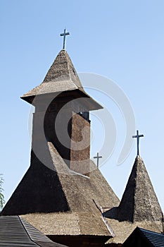 Tower at Monastery Sapanta-Peri, Maramures, Romania