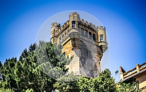 Tower of Mount Igueldo in San Sebastian, Basque Country photo