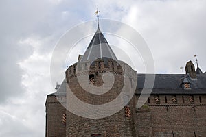 Tower At The Muiderslot Castle At Muiden The Netherlands 31-8-2021