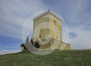 Tower of MuÃÂ±ÃÂ³ Mazuelo, southwest of Burgos. photo