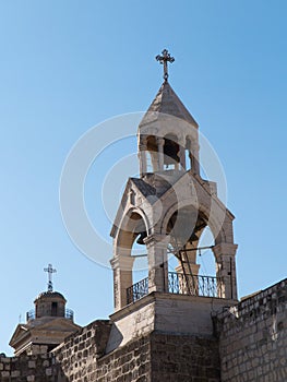 Tower of the Nativity church, Bethlehem, Palestine,