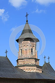 Tower of Neamt Monastery,Moldavia,Romania