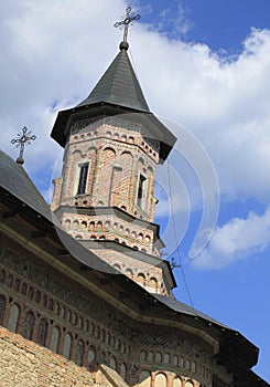Tower of Neamt Monastery,Moldavia,Romania photo