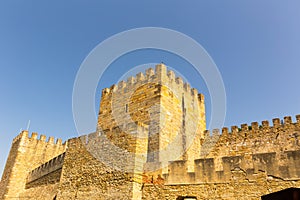 Tower of an old castle photo