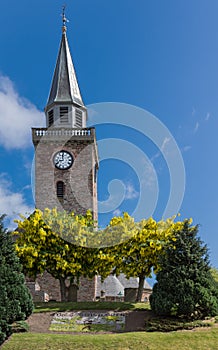 The tower of Old High Church in Inverness.