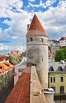 Tower in old tallinn, estonia