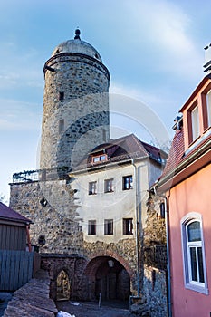 Tower in old town Bautzen, Germany