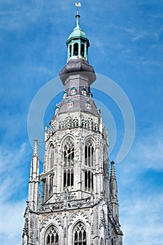 tower of the onze-Lieve-Vrouwekerk in breda