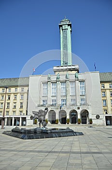 Tower of Ostrava town hall