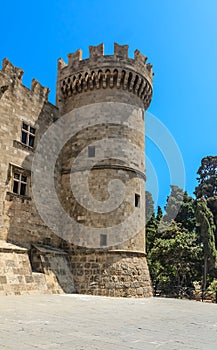 Tower Palace of the Grand Masters. Old Town. Rhodes Island