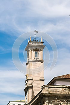 Tower of Palace Palazzo Giureconsulti Palazzo Affari in Milan photo