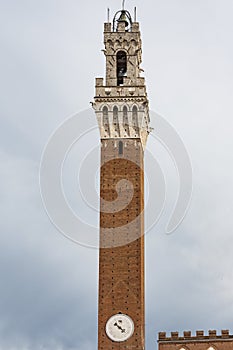 Tower of the Palazzo Pubblico in Siena