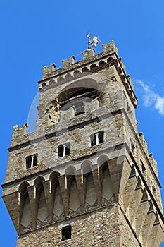 Tower of Palazzo Vecchio called Torre di Arnolfo di Cambio in Fl photo
