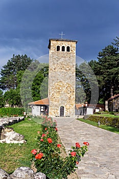 Tower in the Patriachte of Pec Monastery in Pec, Kosovo