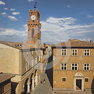 Tower in Pienza, Tuscany