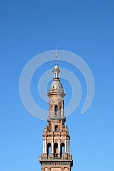 Tower in Plaza Espana, Sevilla