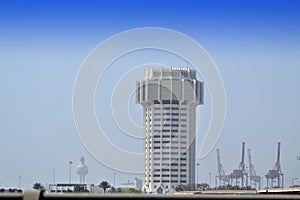 Tower in the port of Jeddah