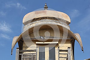 Tower on Pragma Hal over a background of the sky