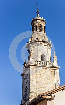 Tower of the Puerta del Mercado city gate in Toro