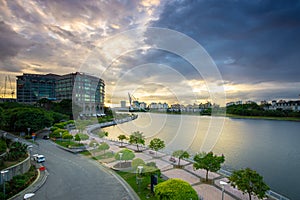 Tower of Putrajaya Holdings. PJH is the main developer of Putrajaya City.