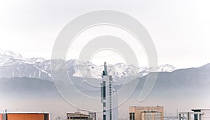 Tower growing and reaching the sky