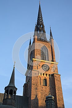 Tower of Riddarholmen Church; Stockholm; Sweden