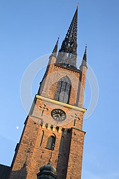 Tower of Riddarholmen Church; Stockholm; Sweden