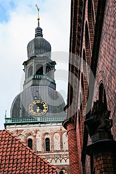 tower of Riga Cathedral (Rigas Doms) photo