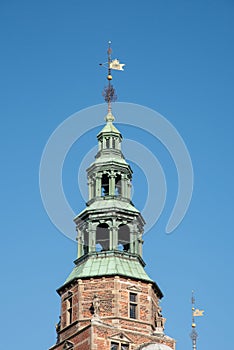 Tower of the Rosenborg Castle in Copenhagen (DK