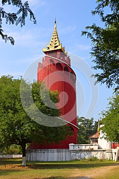 Tower of Royal Palace in Mandalay