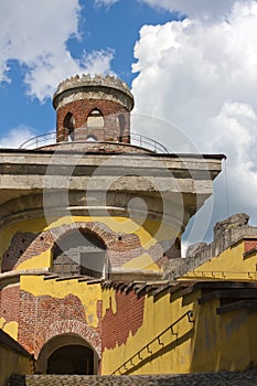 The Tower Ruin, 18th century. Catherine Park. Pushkin Tsarskoye Selo. Petersburg