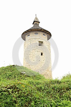 Tower of ruins of old town Dreznik