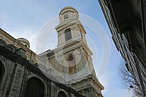 The tower of Saint-Germain Des Pres church church photo