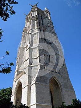 The tower of Saint Jacques, Paris photo