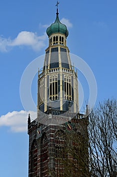 Tower of Saint Pancras of Zuidekerk in Enkhuizen