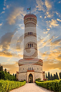 The tower of San Martino della Battaglia