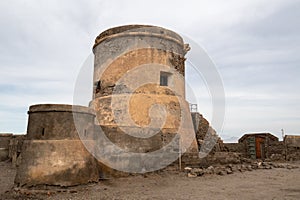 Tower of San Miguel de Cabo de Gata in Andalusia, Spain