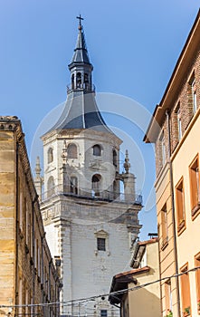 Tower of the Santa Maria cathedral of Vitoria-Gasteiz photo