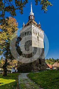 Tower of Saschiz, architecture in Transylvania